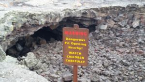 the cave warning